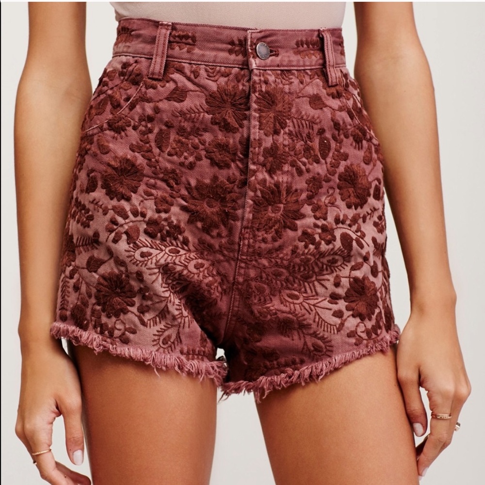 Ultra high waist free people shorts